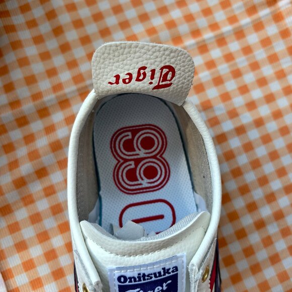 Onitsuka Tiger White Striped Low-Top Sneakers - Picture 6 of 9